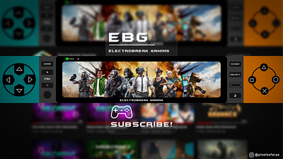 Youtube Gaming Banner Design graphic design