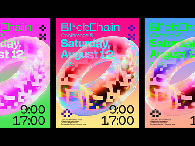Blockchain Poster Concept animation design graphic design illustration inspiration motion graphics ui userinteraction