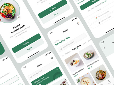 Food Delivery Apps adobe xd delivery design eat figma food food delivery food menu landing page mobile apps ui ux