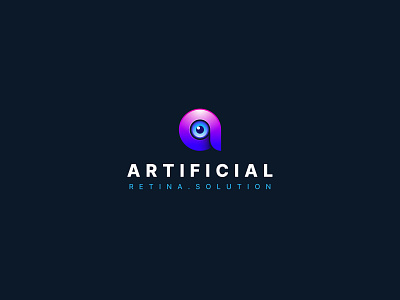 Artificial Retina Logo abstract ai app artificial branding business creative design graphic design illustration logo marketing mobile app modern new technology ui ux vector