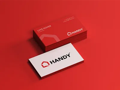 Handy Homes Branding branding design flat graphic design illustrator logo ui ux vector