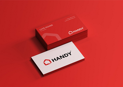 Handy Homes Branding branding design flat graphic design illustrator logo ui ux vector