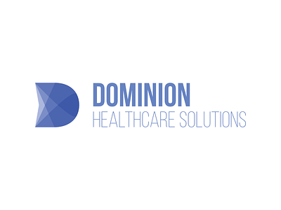 Dominion Healthcare Solutions Alternatives brand branding dominion health healthcare identity logo solutions