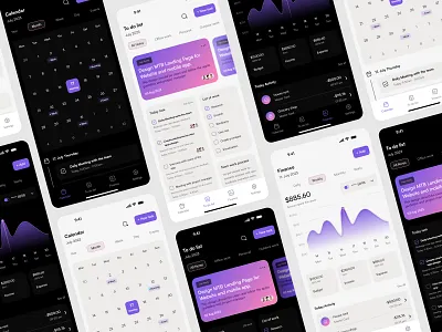 Organizational management app app design e commerce app ios app landing page mobile app organiza product design ui
