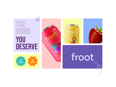 Froot branding and webpage branding design graphic design illustration logo ui uiux vector web design website