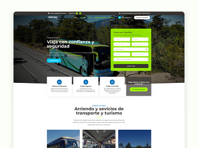 Website - Bus rental and Transport services web web design web designer web interface web ui website