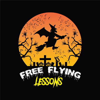 Free flying lessons 11 halloween tshirt 2023