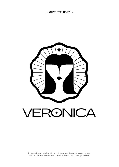 Veronica branding graphic design logo