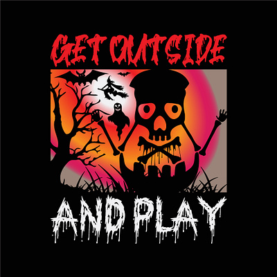 Get outside and play 8 halloween tshirt 2023