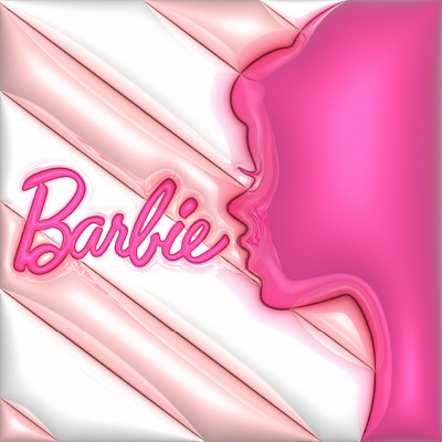 Just a Barbie Fan 3d adobe illustrator barbie barbiedoll barbiemovie2023 bright design digitalartwork digitalillustration digitial art fanart glossy pink shiny