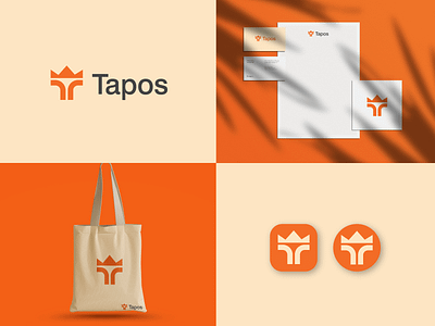 Tapos branding custom logo icon logo logo mark