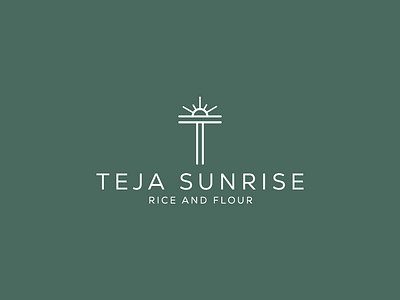 A Minimal Line-Styled Logo Design | Accesories | New | Creative accesories art bakery branding creative design flat flour graphic design illustrator line logo minimal new professional rice style sunrise t vector