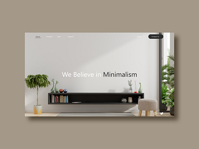 Minimalism design graphic design landing page minimal ui ux web design