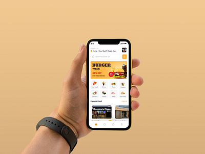 Food Application app food foodapp foodappdesign foodapplication mobileapp ui uiuxdesign ux