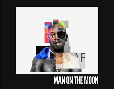 Man on the Moon art direction design designstudio digital design marketing typography ui uiux visual design website