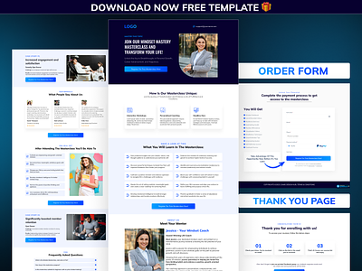 Download Now 3-Step Landing Page Template Absolutely FREE😍 clickfunnels free funnel funnel design funneldesign funnels landing page landing page design landingpagedesign landingpages landinpage systeme.io webdesign webpage webpages website