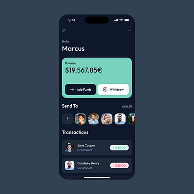 💰 Transfer App Concept ui ui design ux ux design