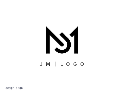 Monogram JM Logo branding design flat graphic design illustration jm logo logos minimal minimalist minimallogo monogram professional simple typography ui