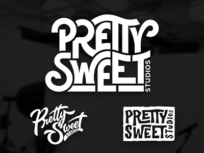 Pretty Sweet Studios Logo Package branding logo typography vector