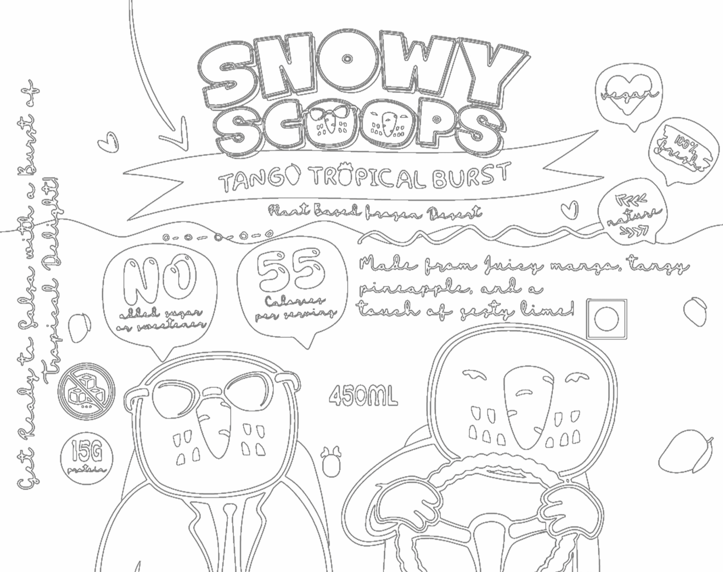 Snowy Scoops™ Ice Cream animation branding design graphic design illustration logo social media ui ux vector