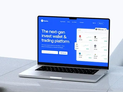 Stokie- SAAS web for Stock Management saas saas landing page saas website stock stock market stock website web design website design