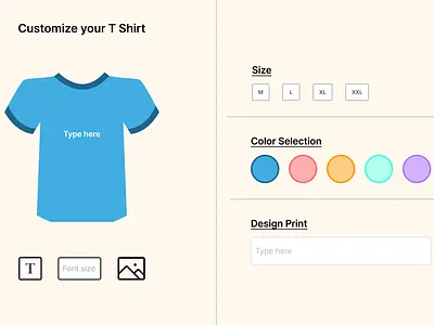 #33 Daily UI Challenge - Customize Product challenge dailyui design ui