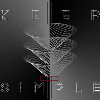 KEEP IT SIMPLE AS fck architecture art artistic asthetic colours design font graphic design illustration modern pleasing shape simple ui