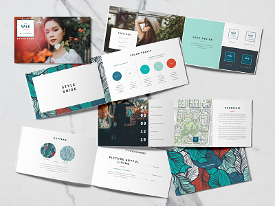 The Vale Brand Guide book brand guide branding colors community design graphic graphic design illustrator indesign logo mockups patterns print typfaces