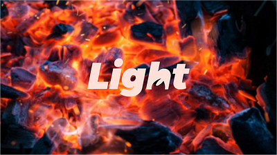 "Light" flame logo concept [every day logo challenge] day 10