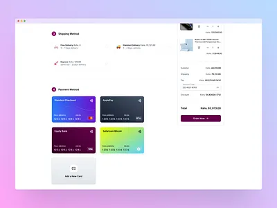 Shipment & Payment Method