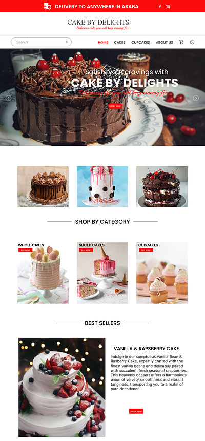 Cake by delights ui ux