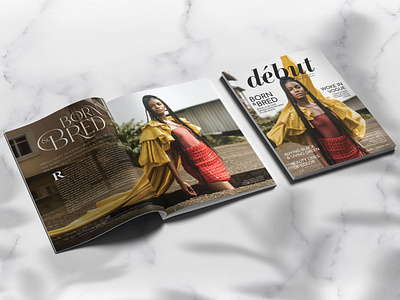 debut Magazine Cover Story adobe indesign cover design design editorial design fashion magazine graphic design layout magazine cover magazine design magazine layout photoshop typography