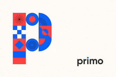 Primo Design System branding design design system geometric logo minimalist nautical primo simple web design