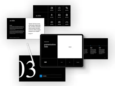 NJI Deck Template black an white branding deck deck design design graphic graphic design icon design icons illustration logo presentation design presentation slides presentations quotes slide deck slides type typefaces