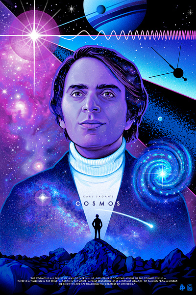 COSMOS - Illustrated Poster fanart illustration poster space