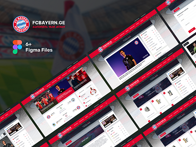 Bayern Munich - Website concept bayern bayern munich branding design fcbayern football georgia germany graphic design rekordmeister sport ux web design website concept ბაიერნი