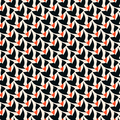 Oriental Bliss geometric graphic design pattern seamless