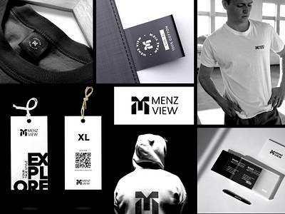 Menz View branding, visual identity, apparel brand design apparel logo brand design brand identity design branding clothing design fashion graphic design logo logo design logotype streetwear visual identity