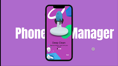 Optimizer Pro- Manage Your Phone📱 digitalclutter graphic design junkcleaning landingpageconcept optimizerpro phoneperformance powersaver ui