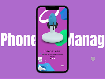 Optimizer Pro- Manage Your Phone📱 digitalclutter graphic design junkcleaning landingpageconcept optimizerpro phoneperformance powersaver ui