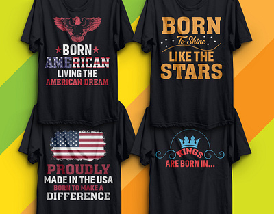 USA t-shirt Design t shirt t shirt design typography usa army vector veteran