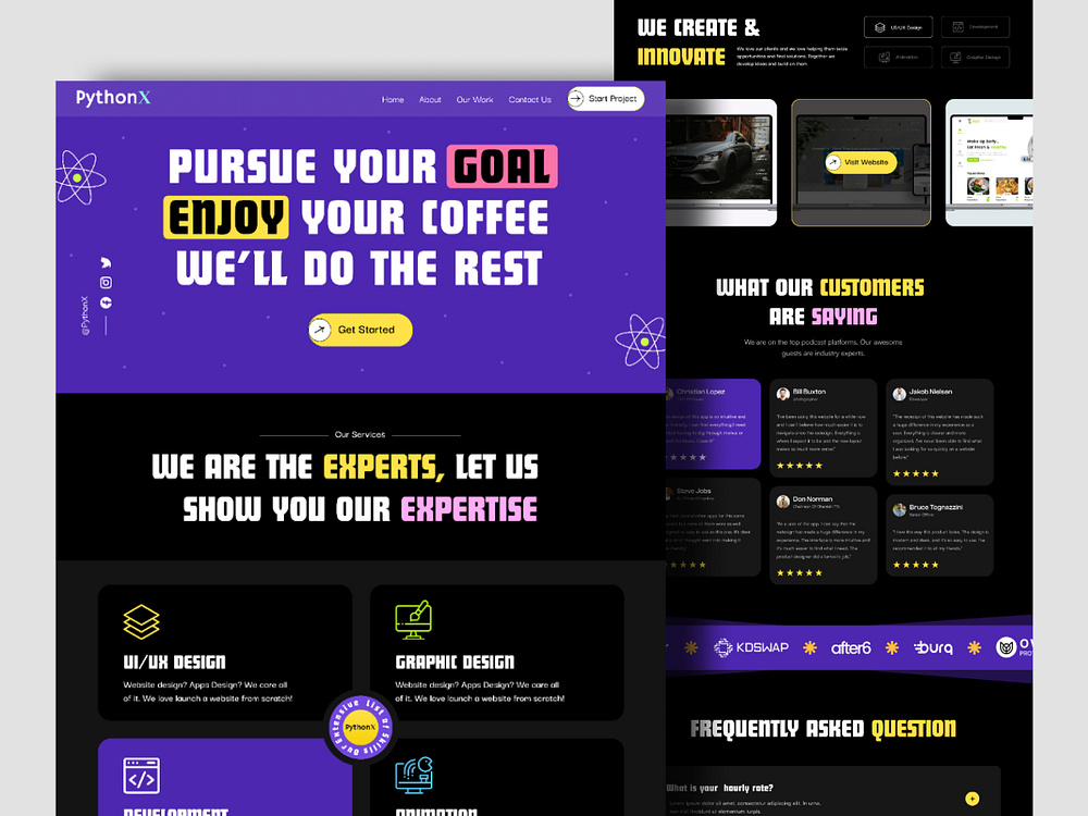 App Website Design by Sharon Ahmed on Dribbble