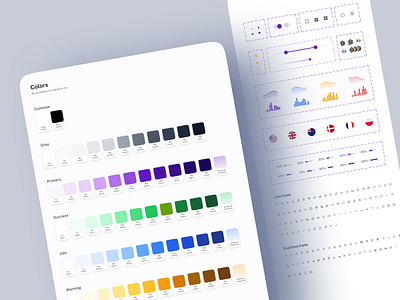 Color-style/design system/style guide atomic design clean color palette colorstyle components dashboard dashboard software design design system guidelines library management system minimal product design saas components style guide system ui ux web application