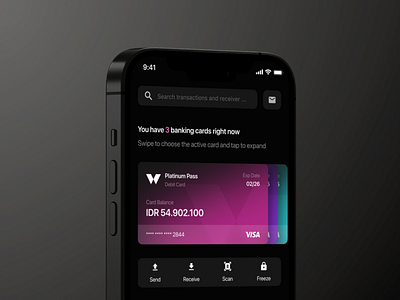 WYDE - Mobile Banking App ui