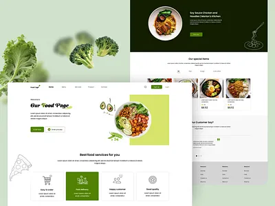 Healthy Food Apps app delivery fast food food food app health light theme minimal mobile modern organic restaurant simple ui vegetables