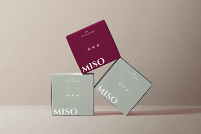 MISO brand design branding drand identity graphic design jewelry logo logotype packaging typography visual identity