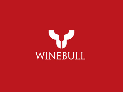 Wine bull logo design animation branding bull logo design flat graphic design illustration lettering logo minimal motion graphics ui vector wine logo