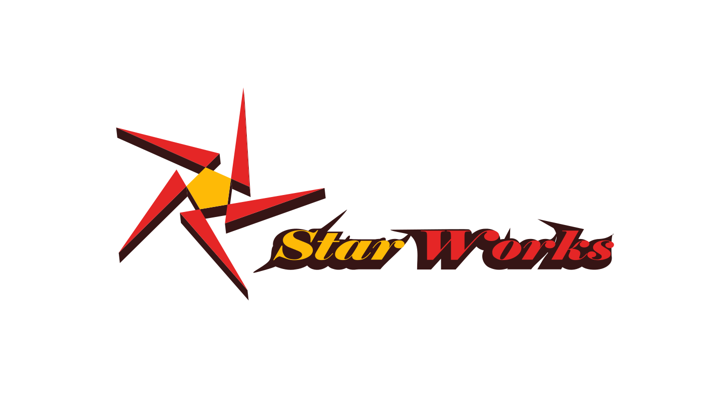 Star Works logo design branding designer flat graphic design logo modern star vector