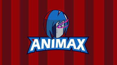 Logo Animax Esport Branding adobe illustrator attractive branding design esport graphic design illustration logo vector
