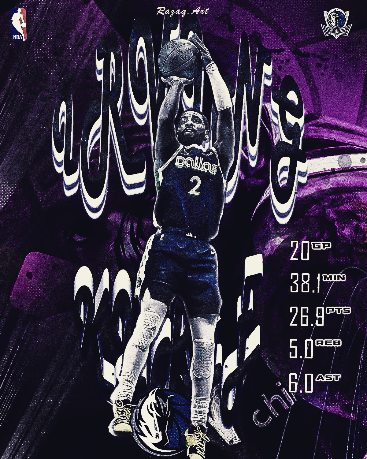 KYRIE IRVING STATS. by Adepoju on Dribbble